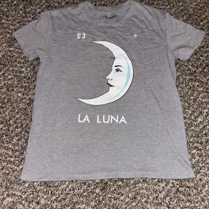 Loteria Kids Gray Graphic T-Shirt Size Small